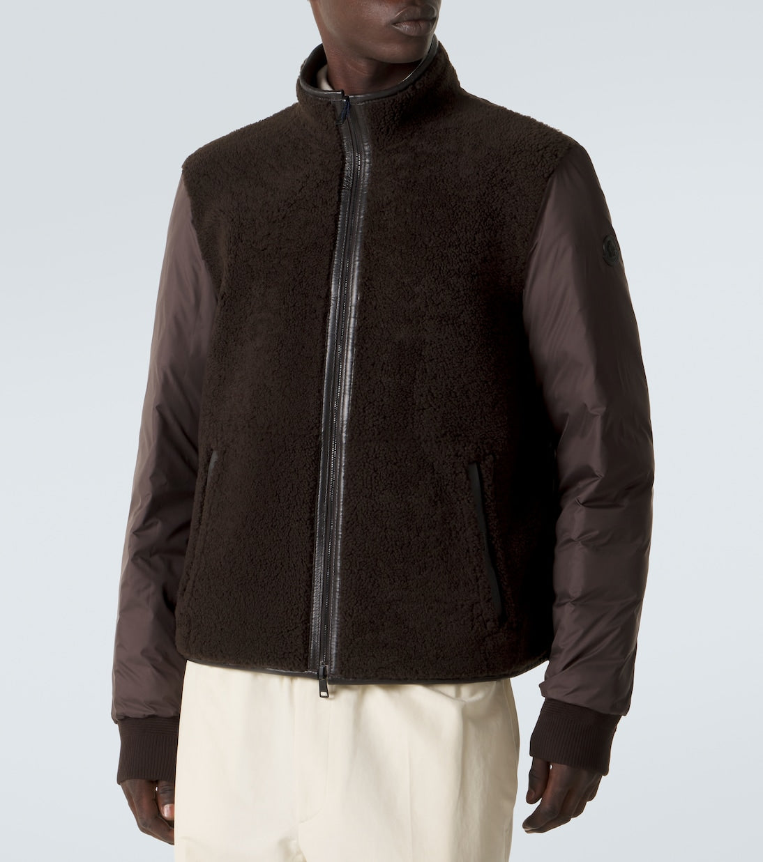 Moncler - Reversible shearling down jacket