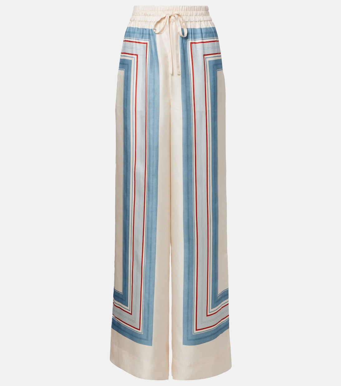 Zimmermann - Striped silk palazzo pants