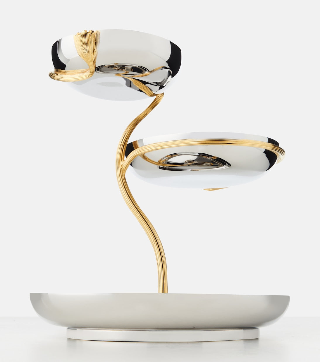 L'Objet - Deco Leaves Large serving stand