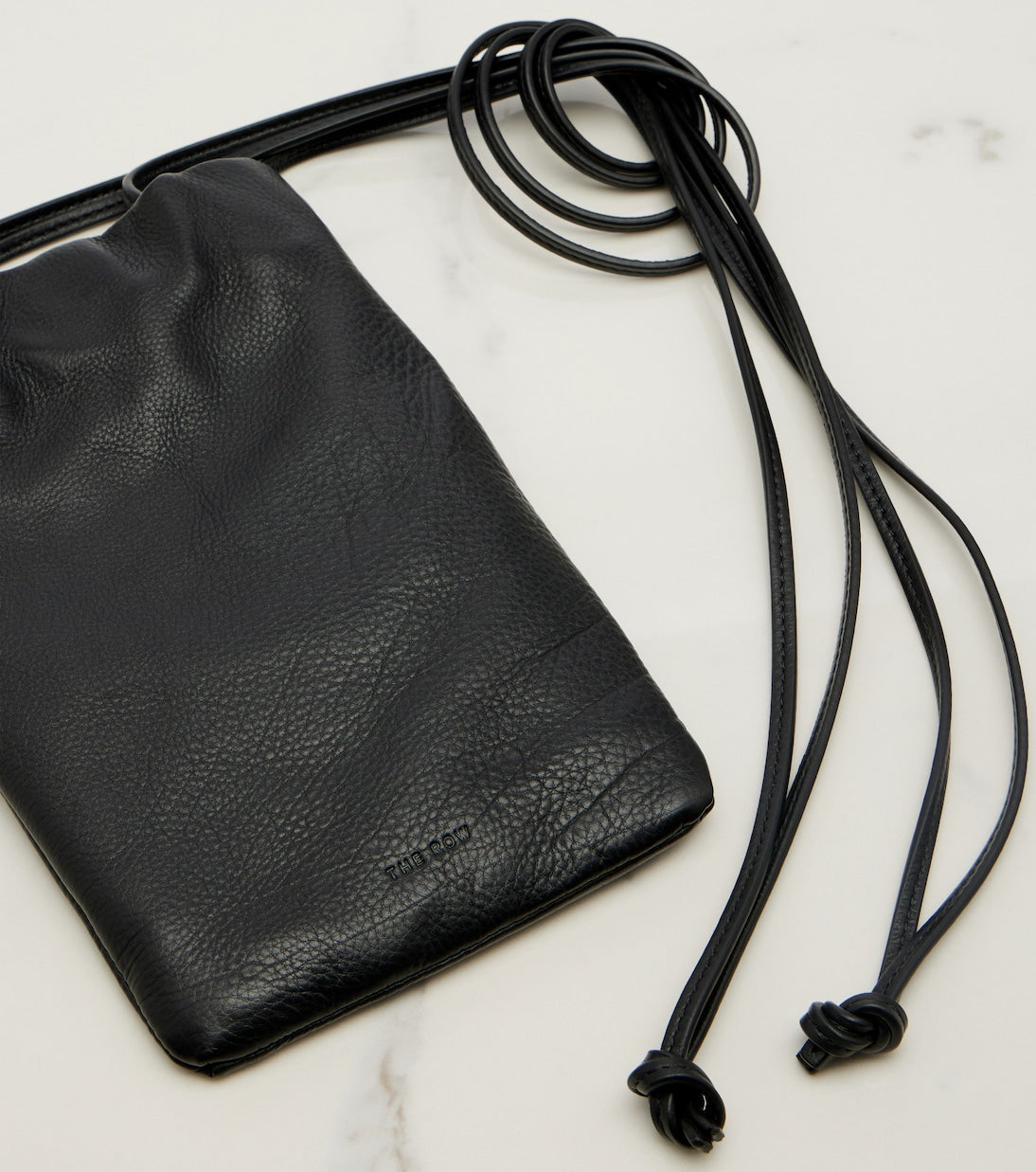 The Row - Bourse leather phone pouch