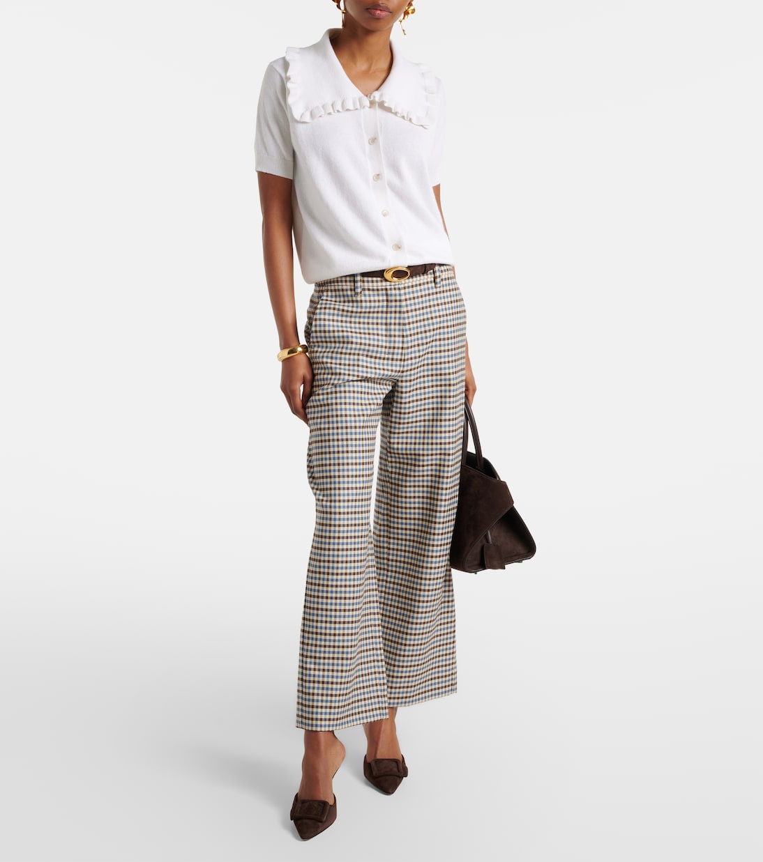 Jardin des Orangers - Cotton and cashmere cardigan