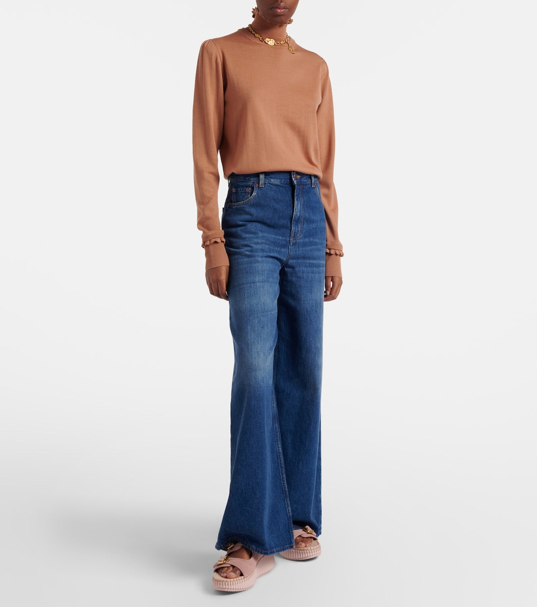 Chloé - Nama suede platform sandals