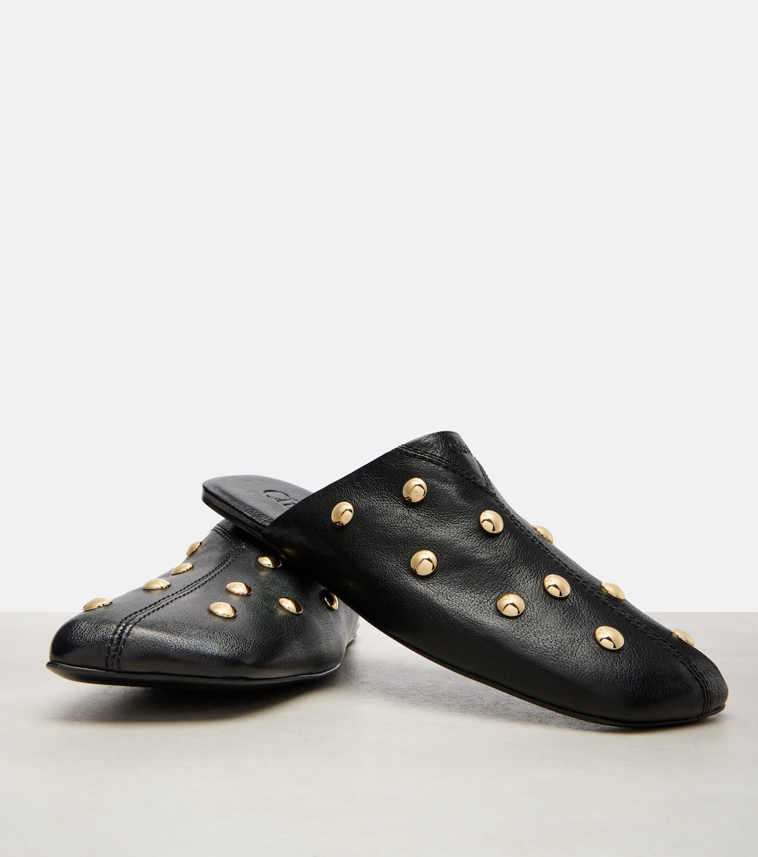 Chloé - Rita studded leather mules