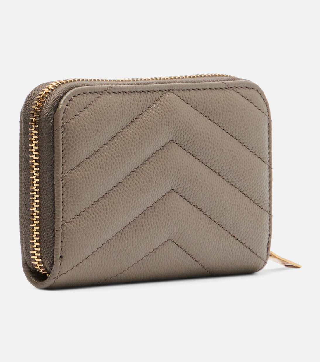Saint Laurent - Cassandre quilted leather card case