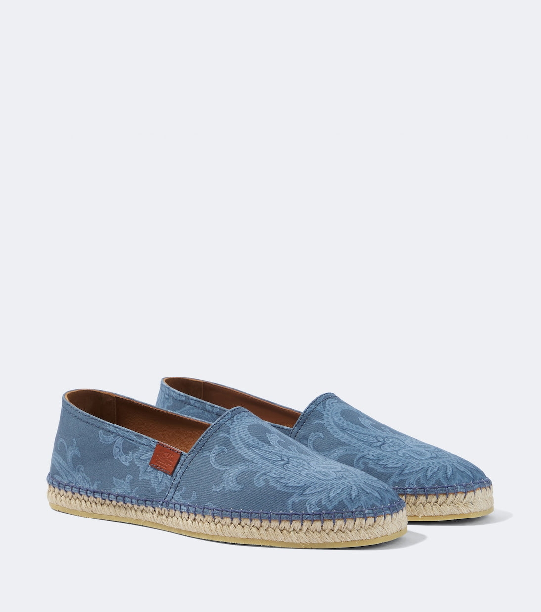 Etro - Paisley gabardine espadrilles