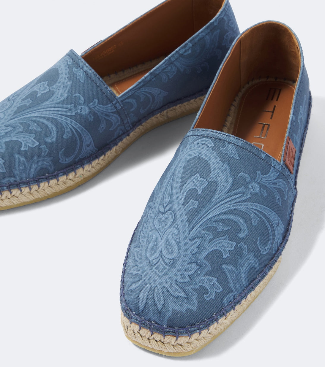 Etro - Paisley gabardine espadrilles