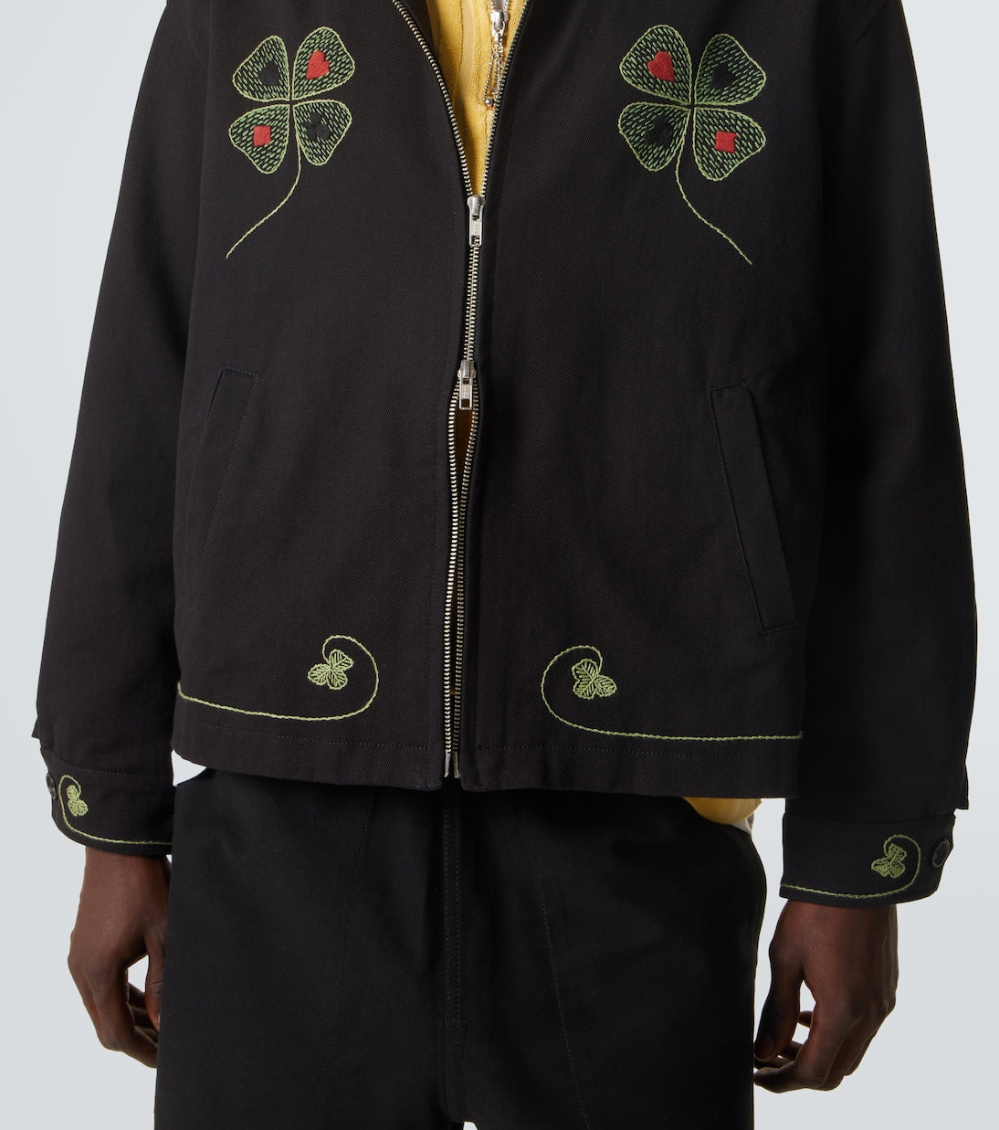 Bode - Lucky Draw cotton twill jacket