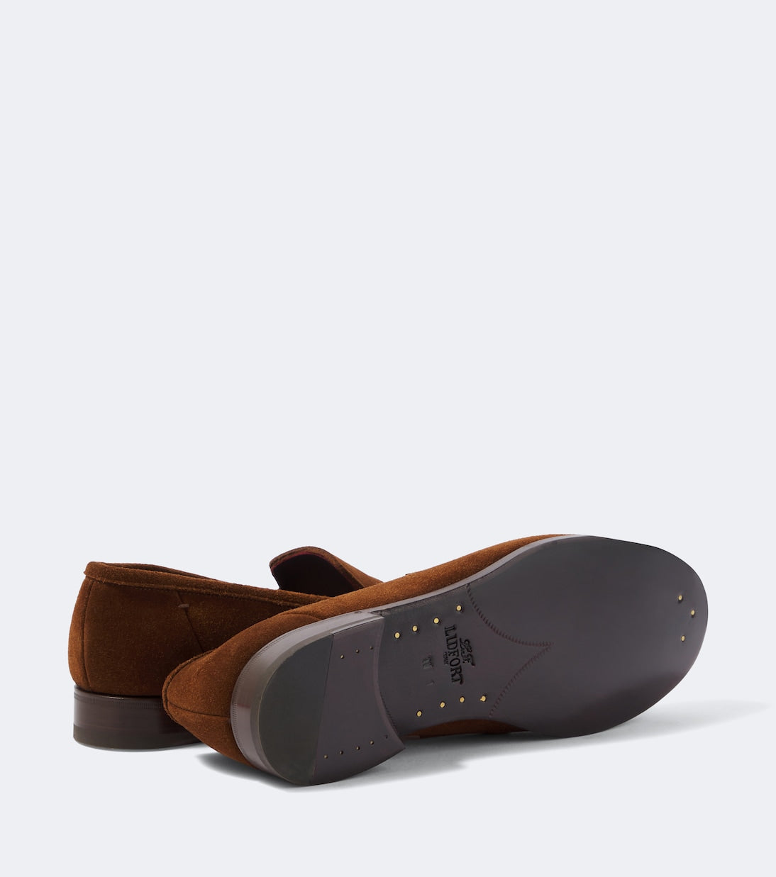 Lardini - Woven suede penny loafers