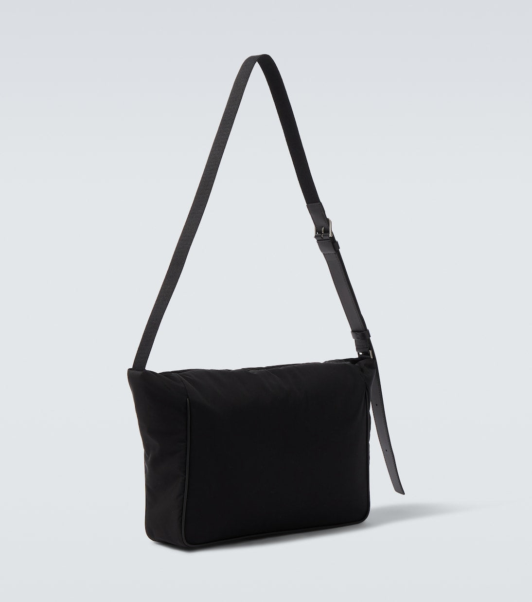 The Row - Lloyd leather-trimmed shoulder bag
