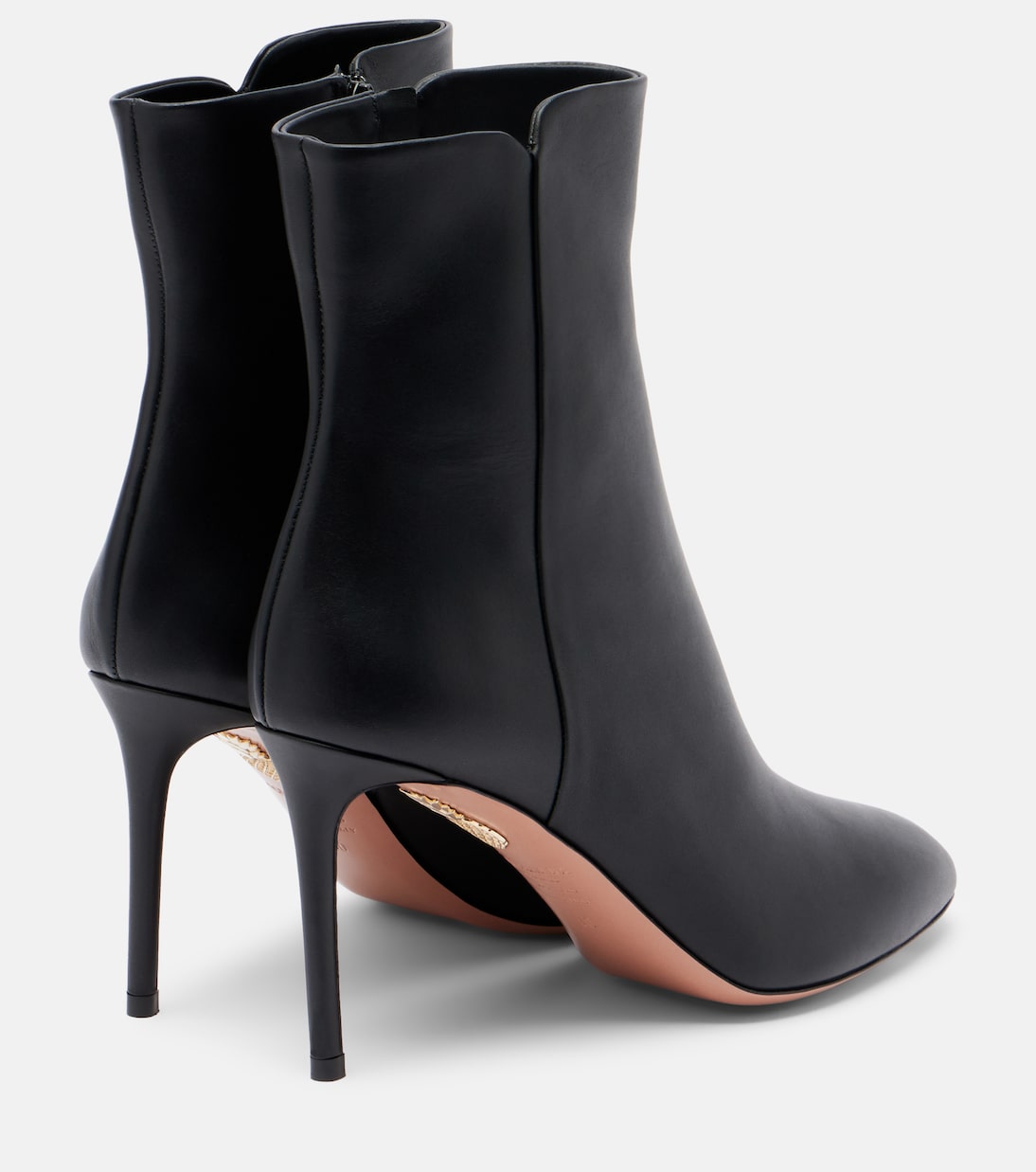 Aquazzura - Sellier 85 leather ankle boots