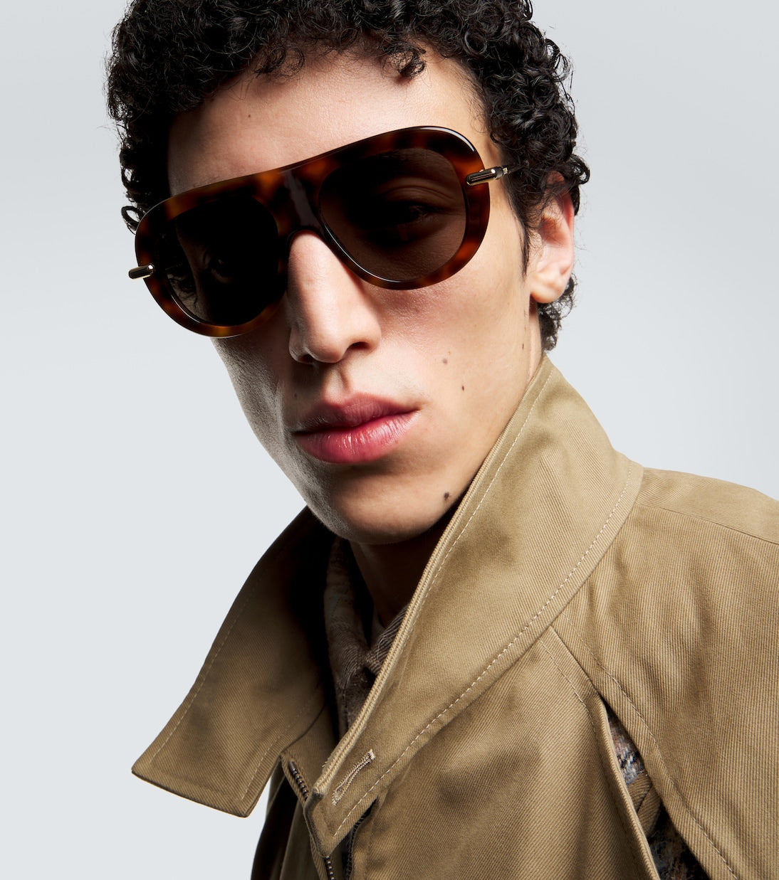 Loewe - Slim flat-top sunglasses