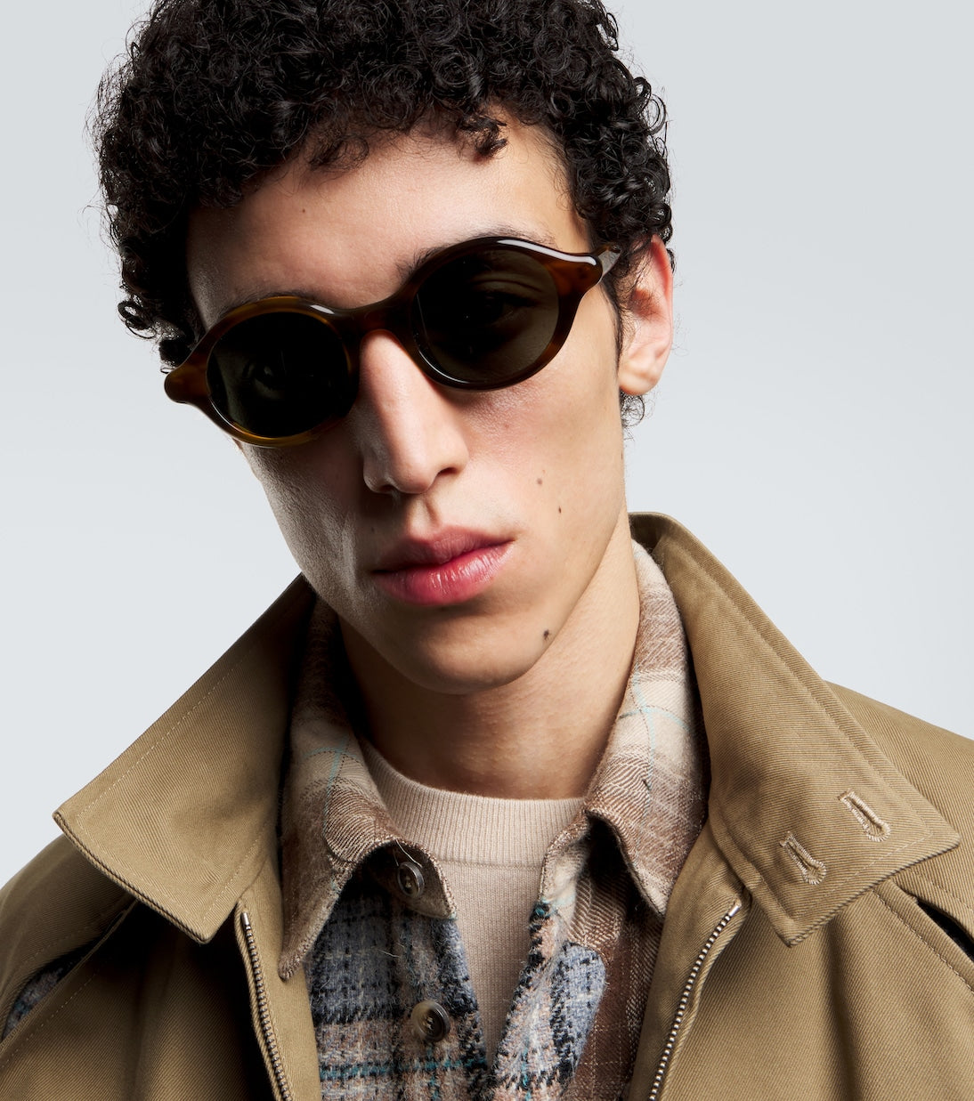 Loewe - Slim round sunglasses