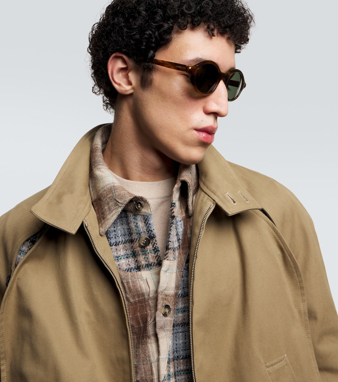 Loewe - Slim round sunglasses