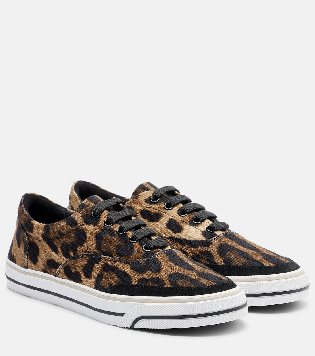 Dolce&Gabbana - Leopard-print canvas sneakers