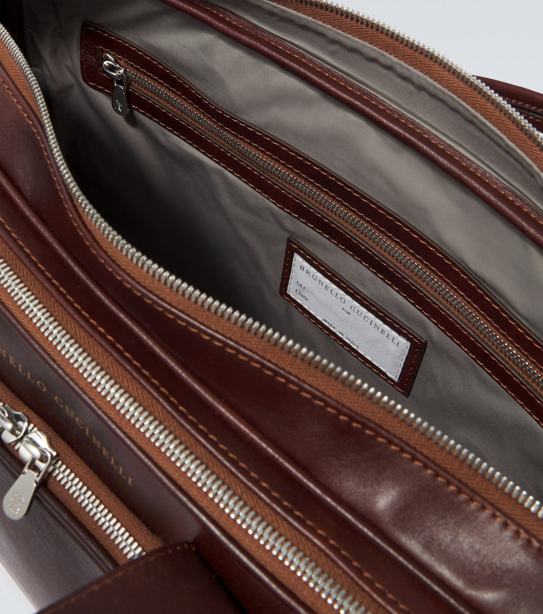 Brunello Cucinelli - Leather briefcase