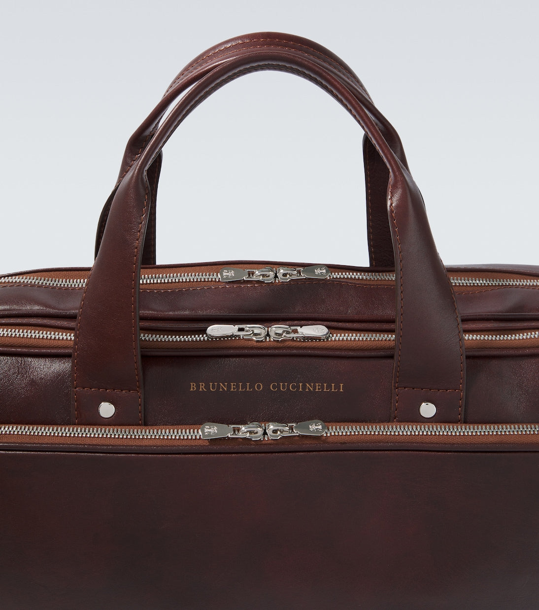 Brunello Cucinelli - Leather briefcase