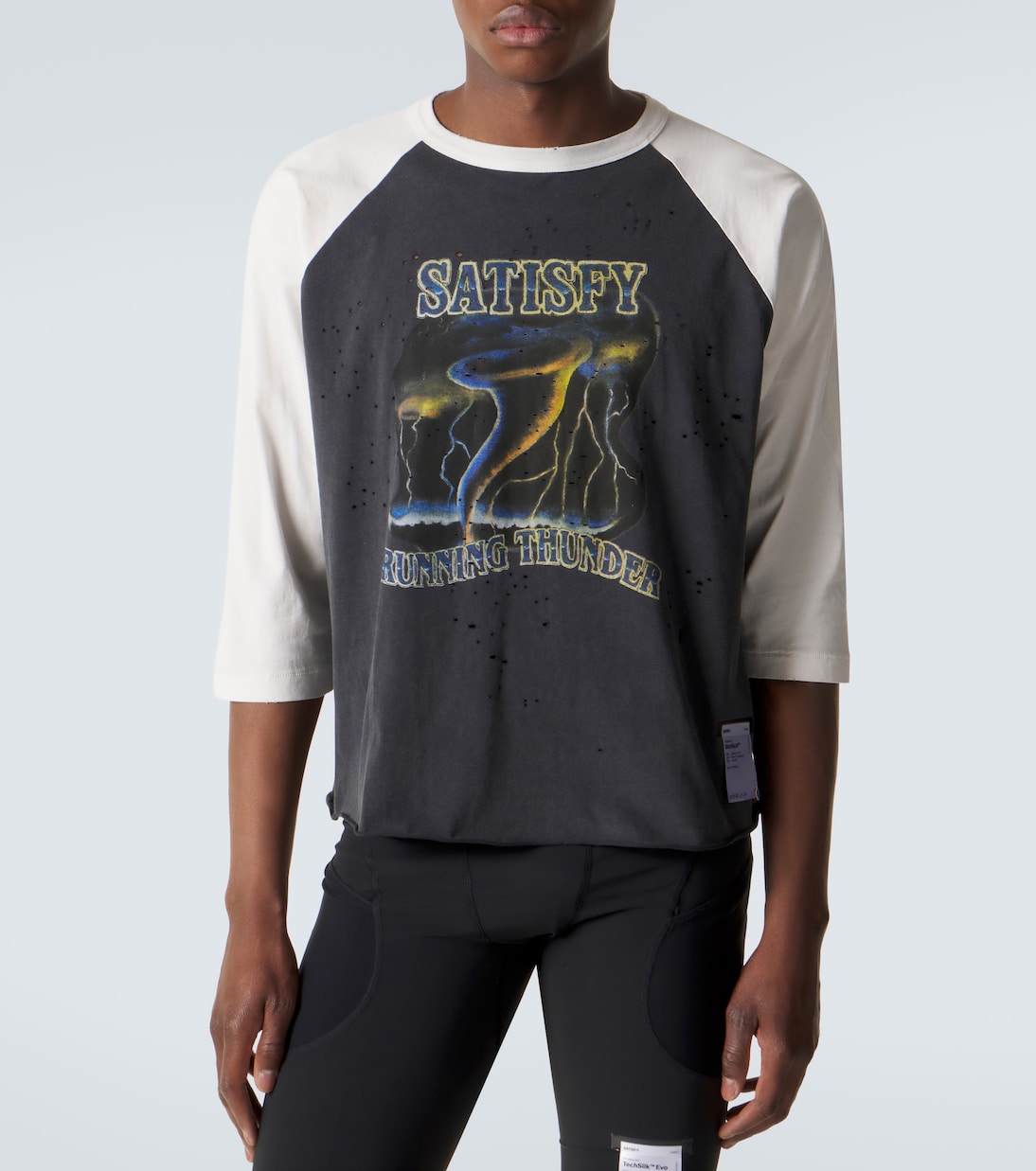 Satisfy - MothTech printed cotton T-shirt