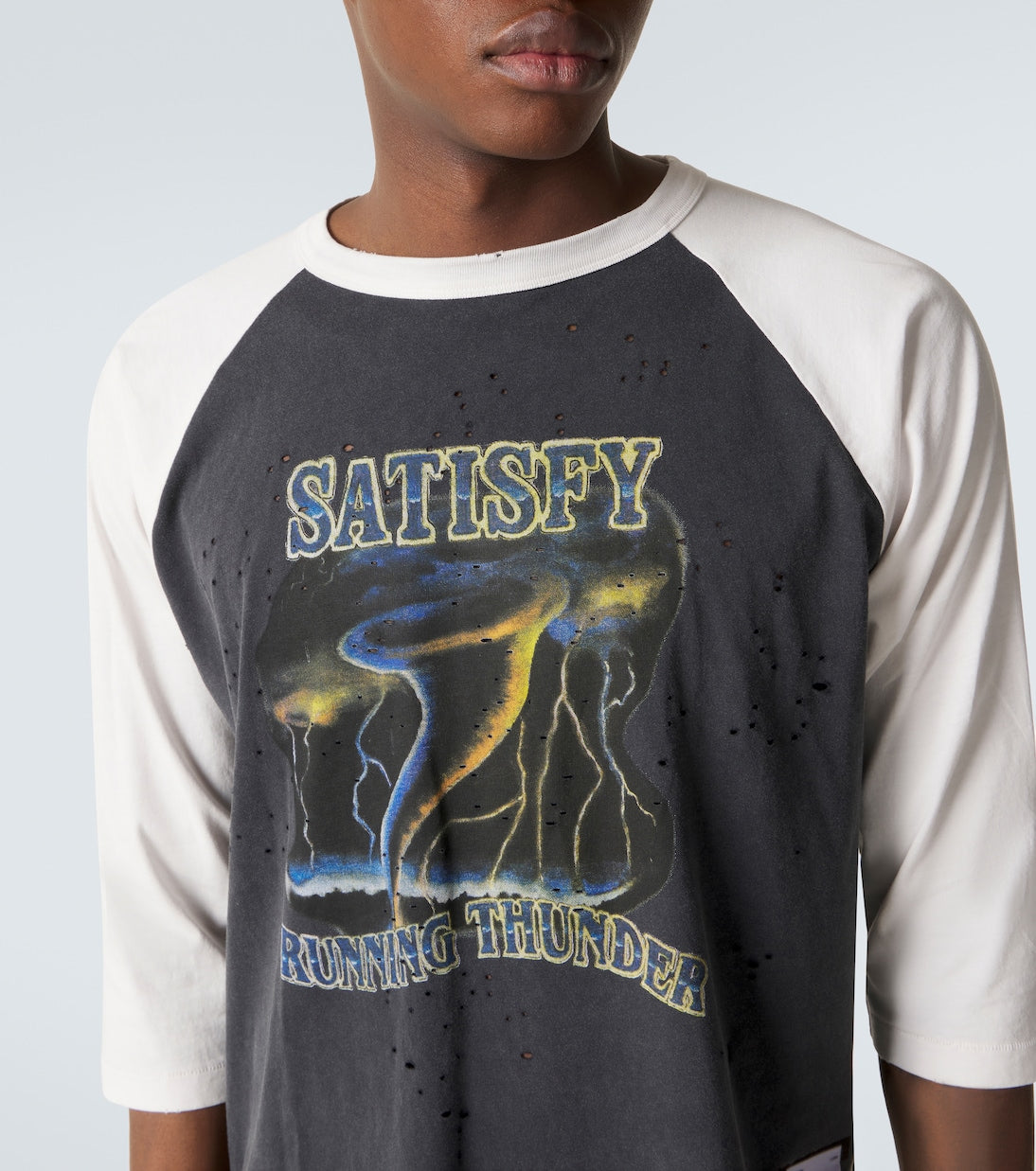 Satisfy - MothTech printed cotton T-shirt