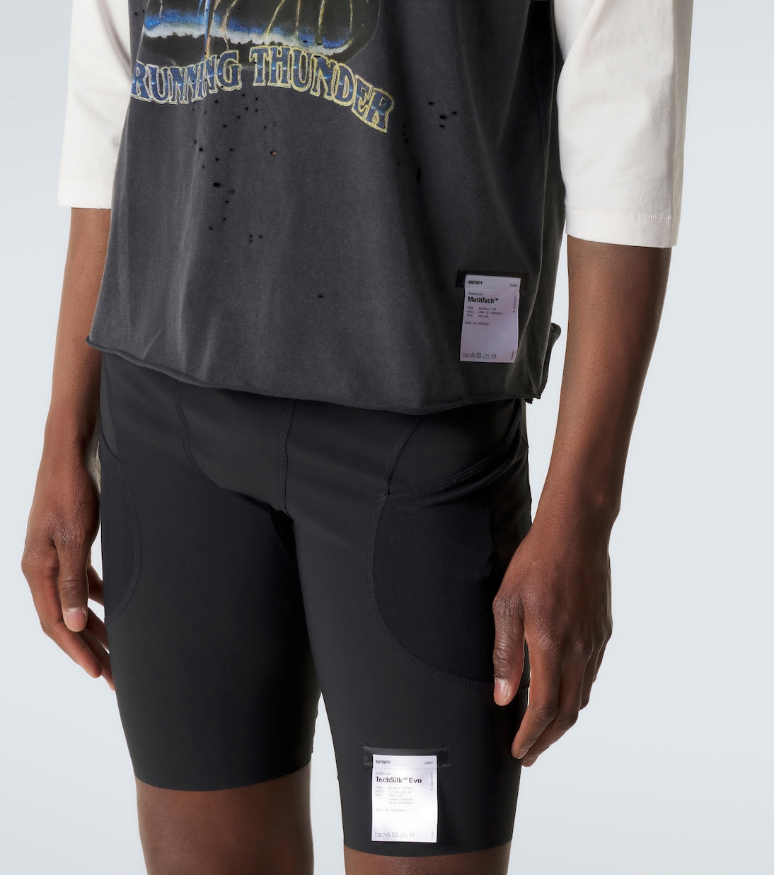 Satisfy - MothTech printed cotton T-shirt