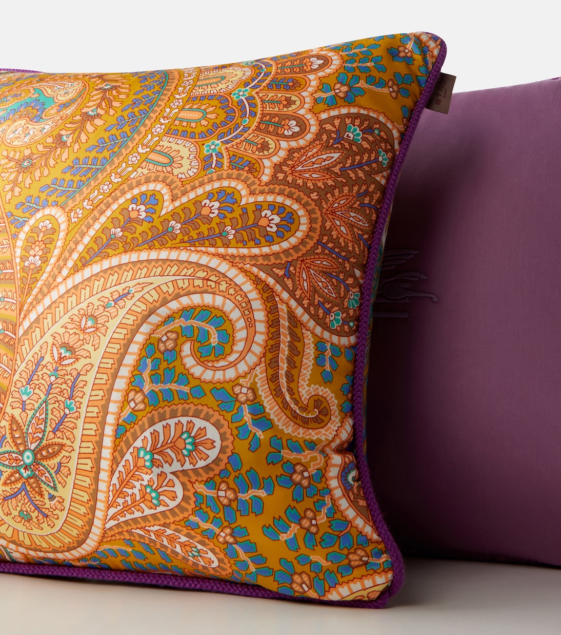Etro - Paisley floral cotton cushion