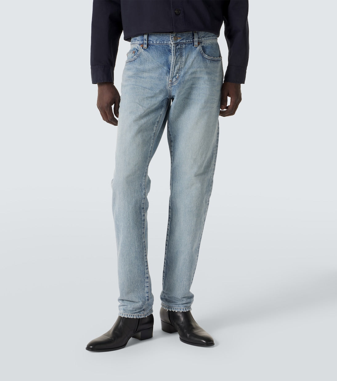 Saint Laurent - Faded slim jeans