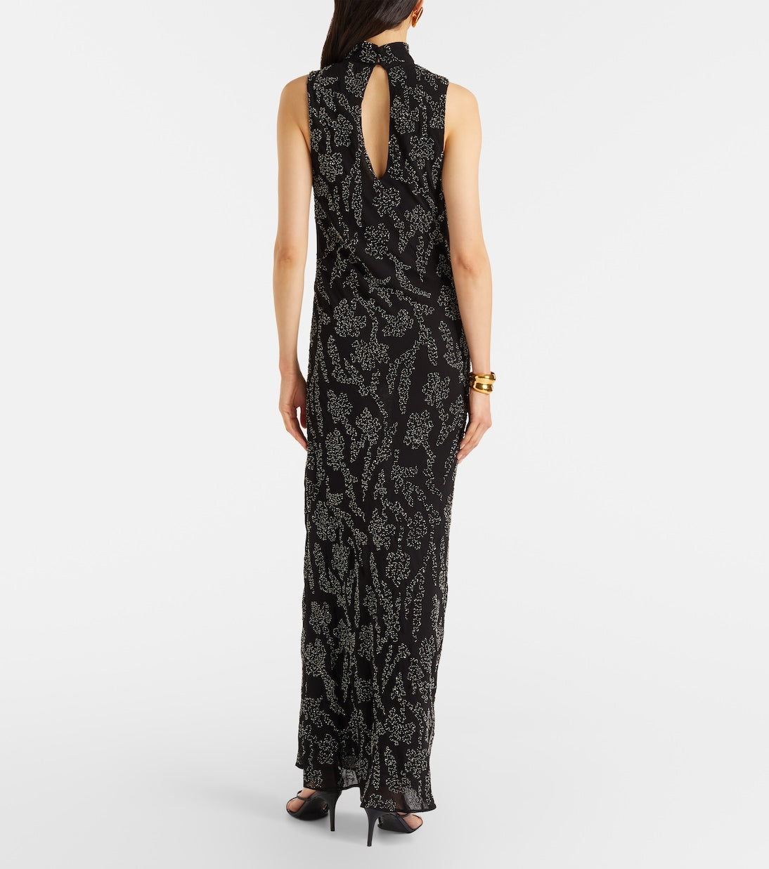 Veronica Beard - Sylven beaded georgette maxi dress