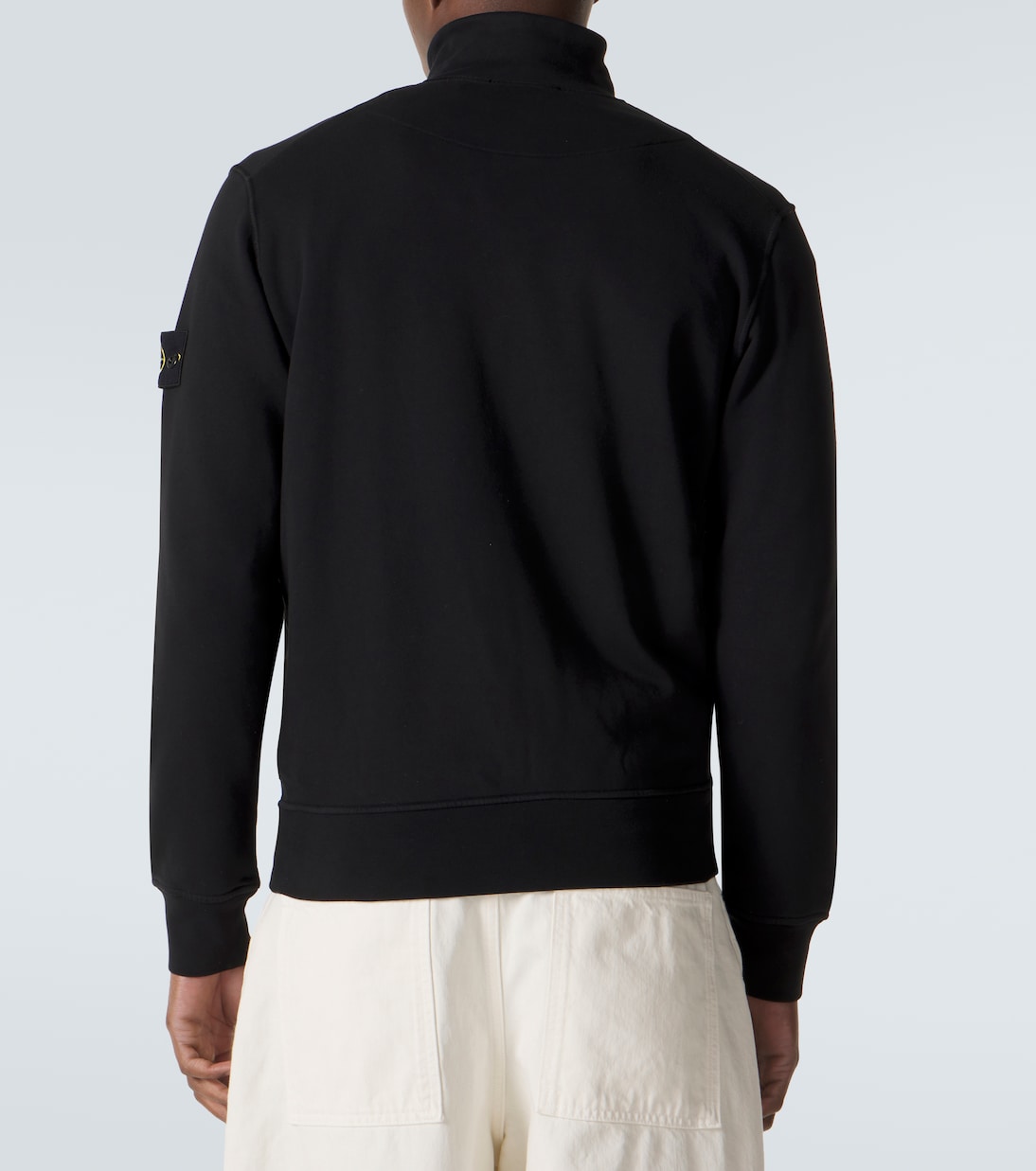 Stone Island - Compass cotton half-zip sweater
