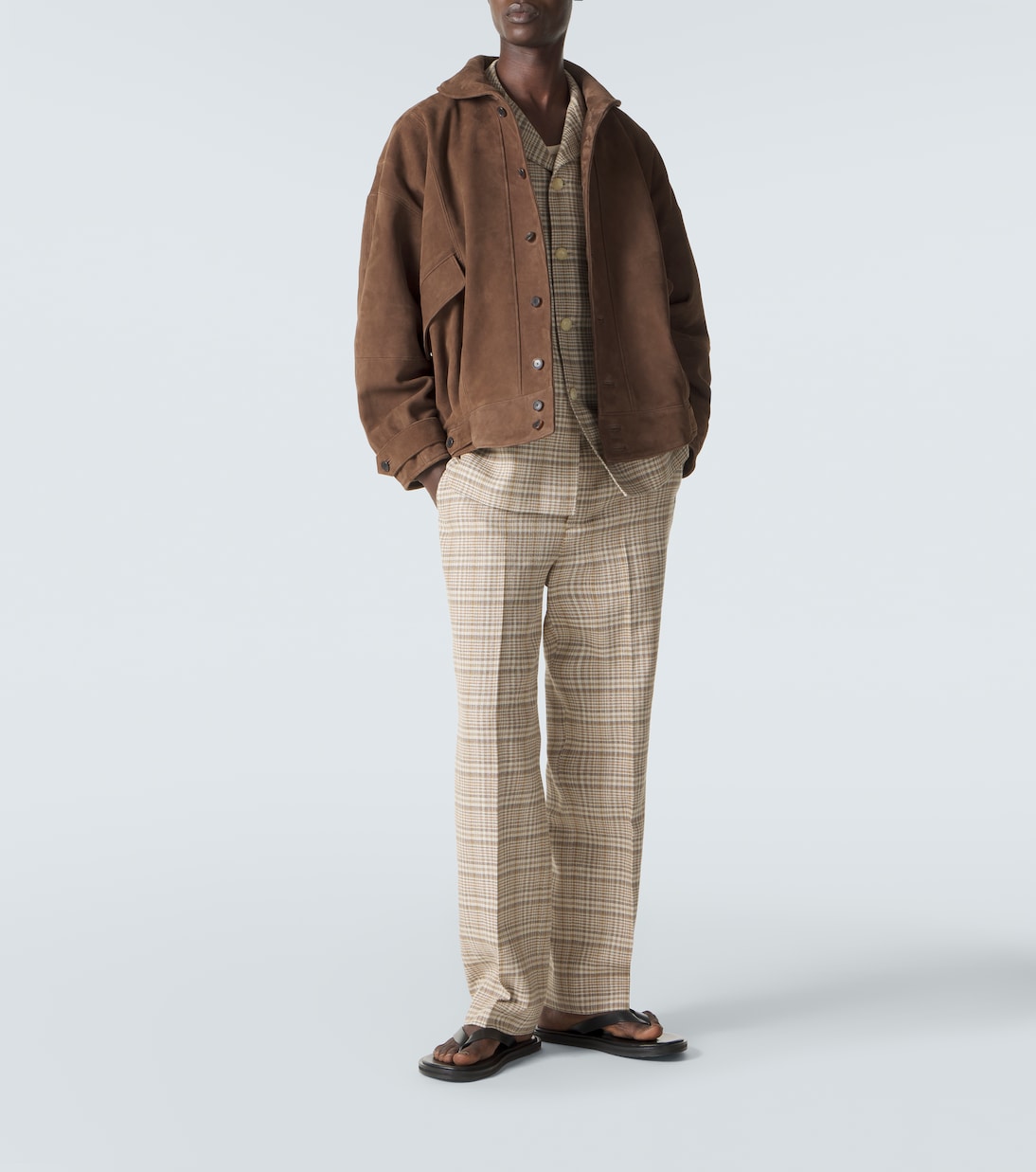 Auralee - Suede blouson jacket