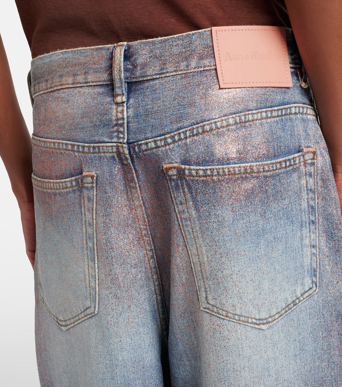 Acne Studios - Coated denim culottes