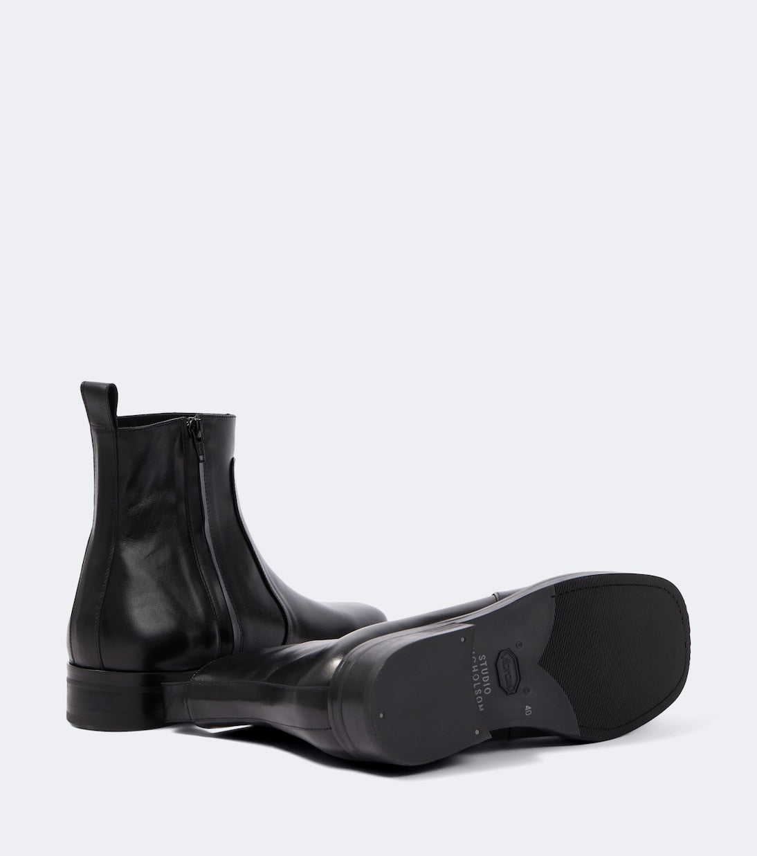 Studio Nicholson - Square leather ankle boots