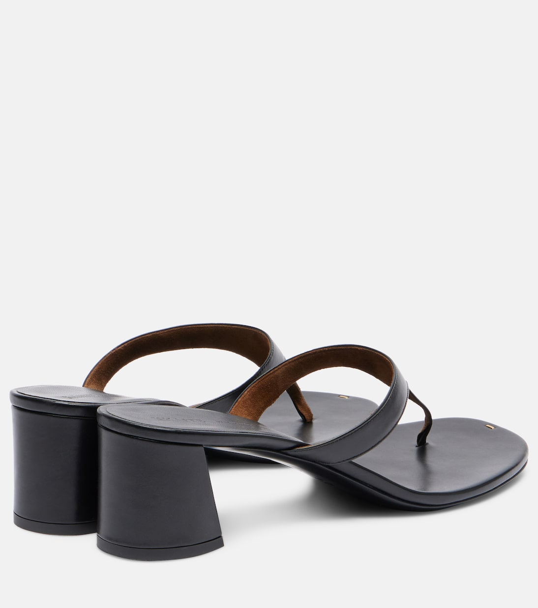 Khaite - Archer leather thong sandals
