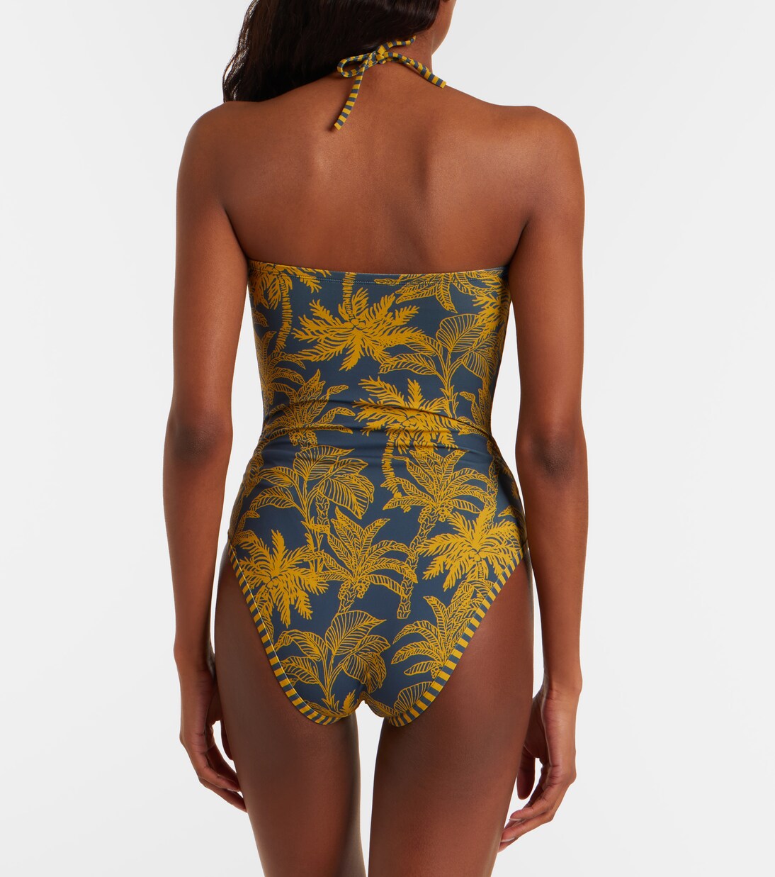 Eres - Ailleurs printed halterneck swimsuit