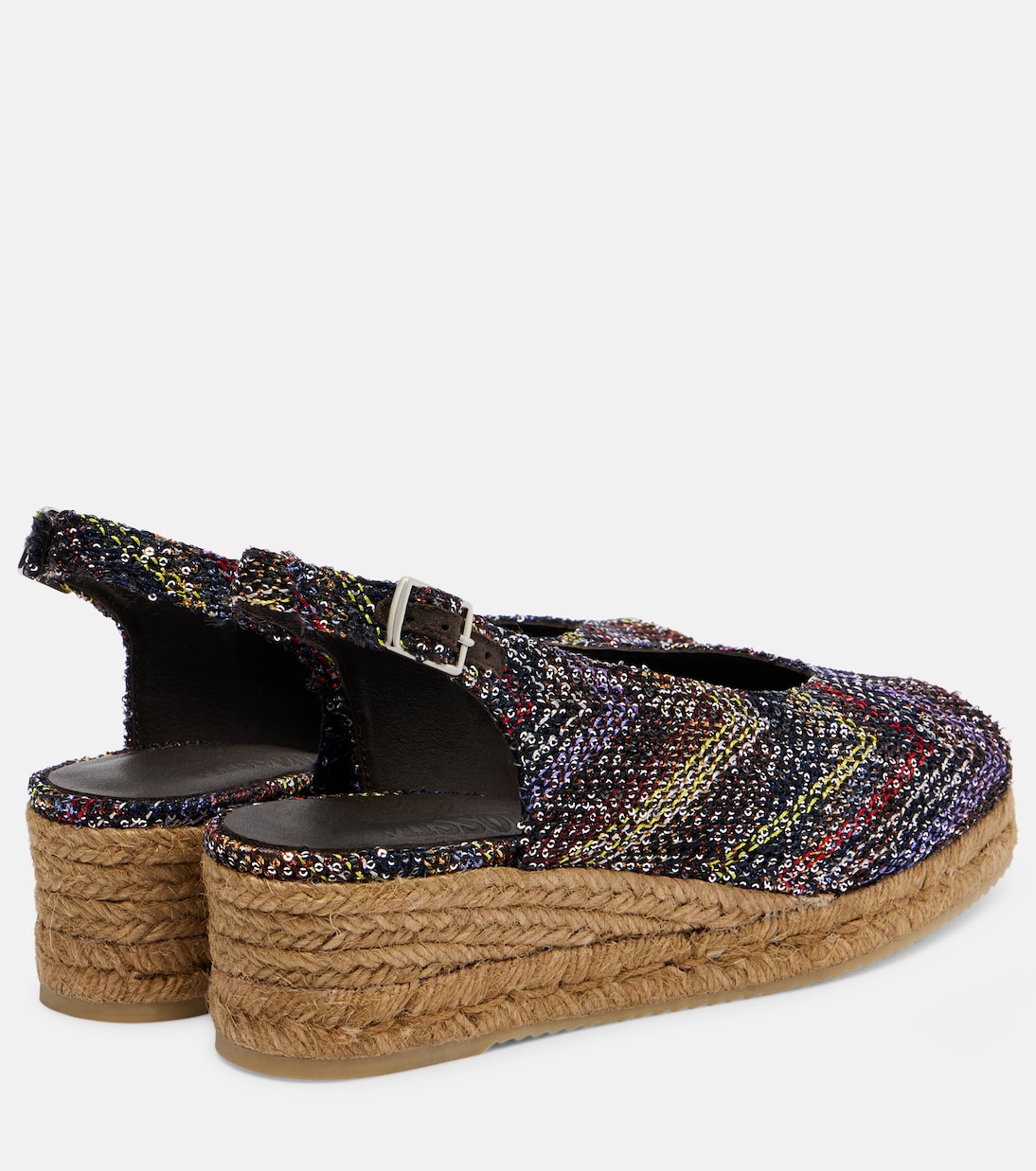 Missoni - Joy 30 sequined espadrille wedges