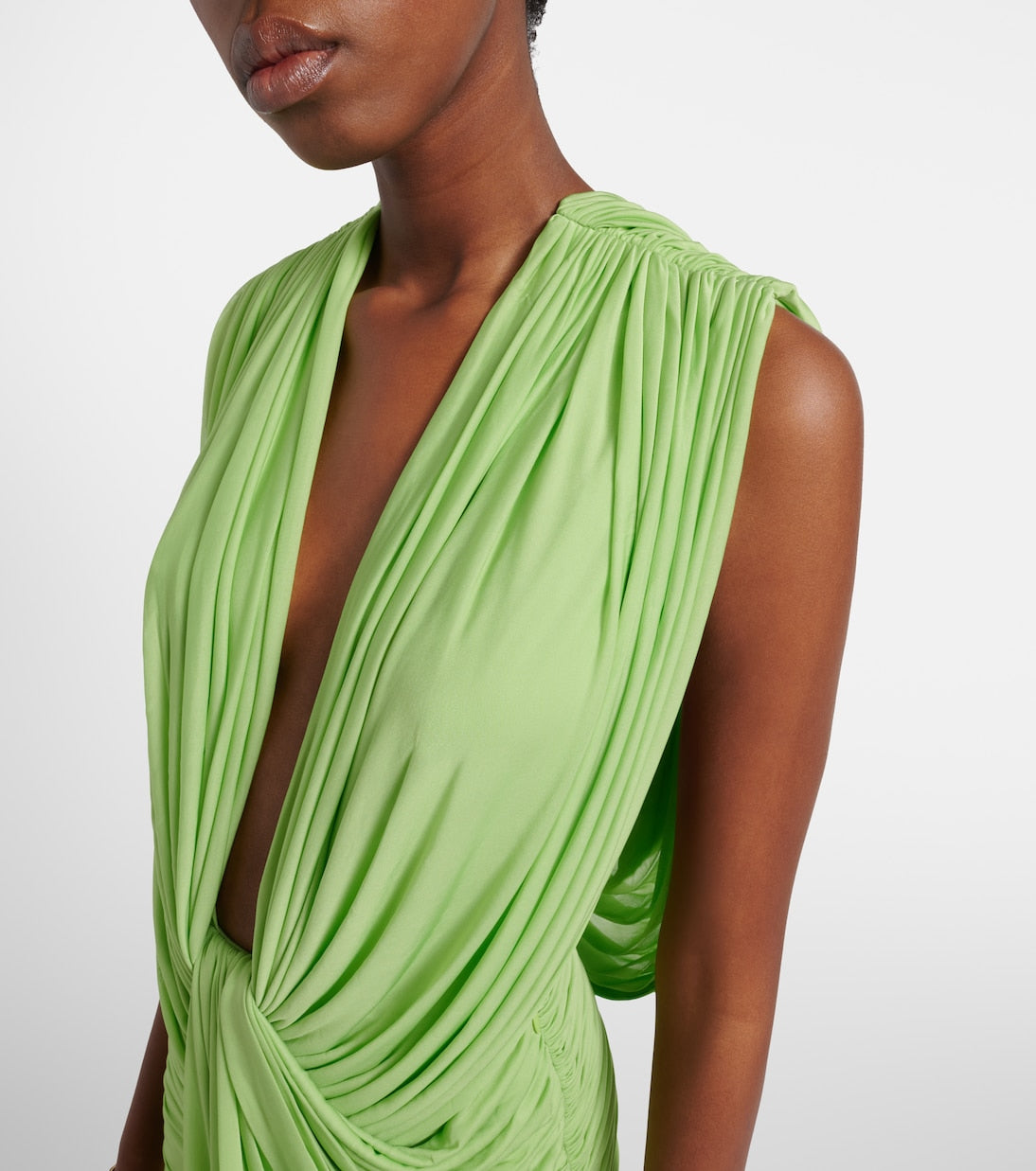Christopher Esber - Ripple draped jersey gown