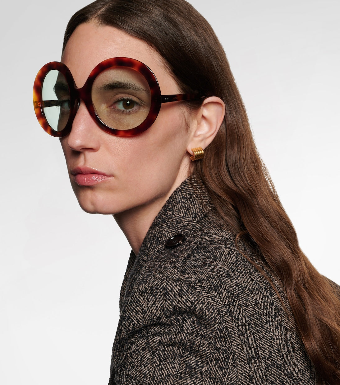 Celine Eyewear - Disc oversized sunglasses