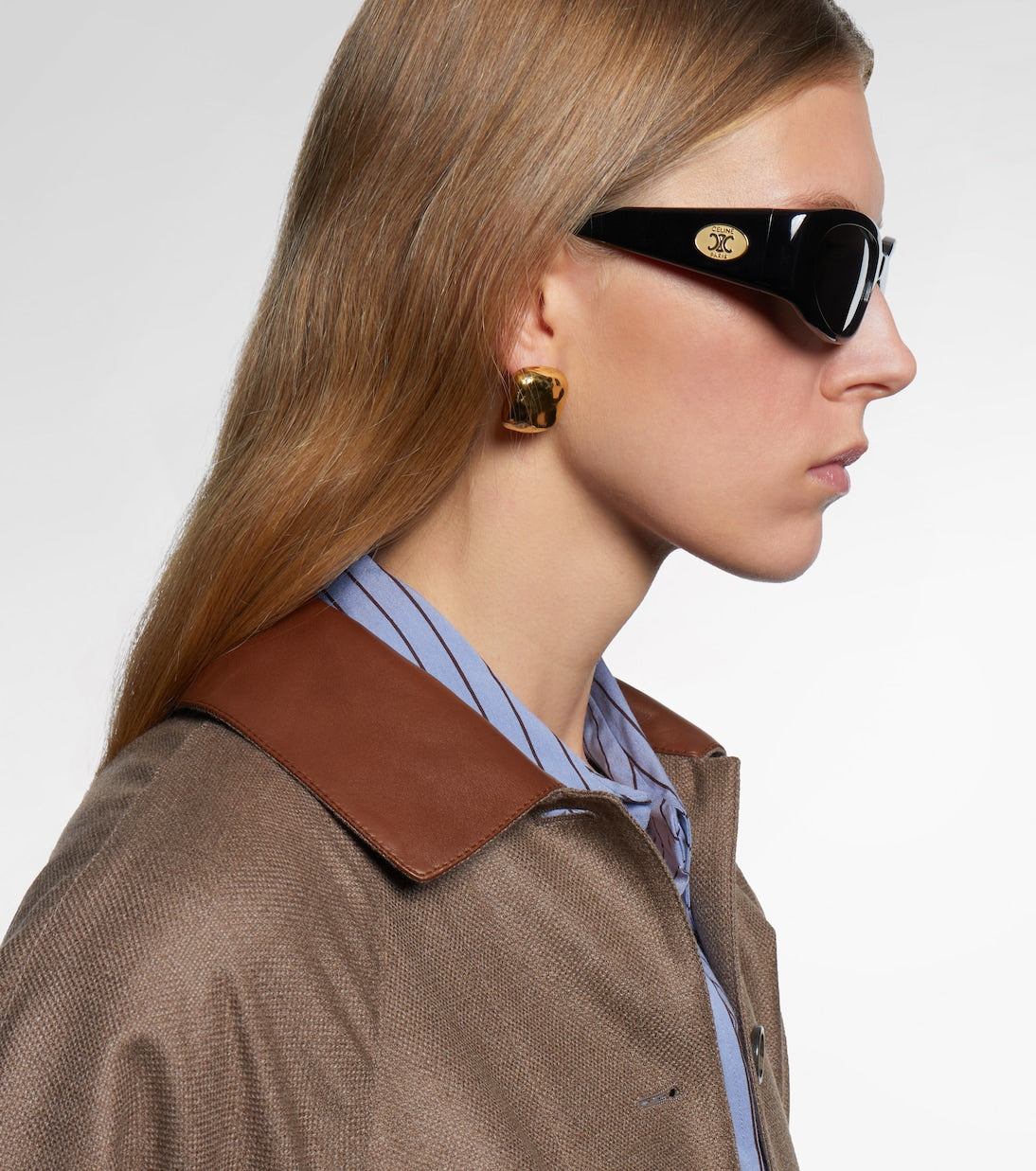 Celine Eyewear - Journey rectangular sunglasses