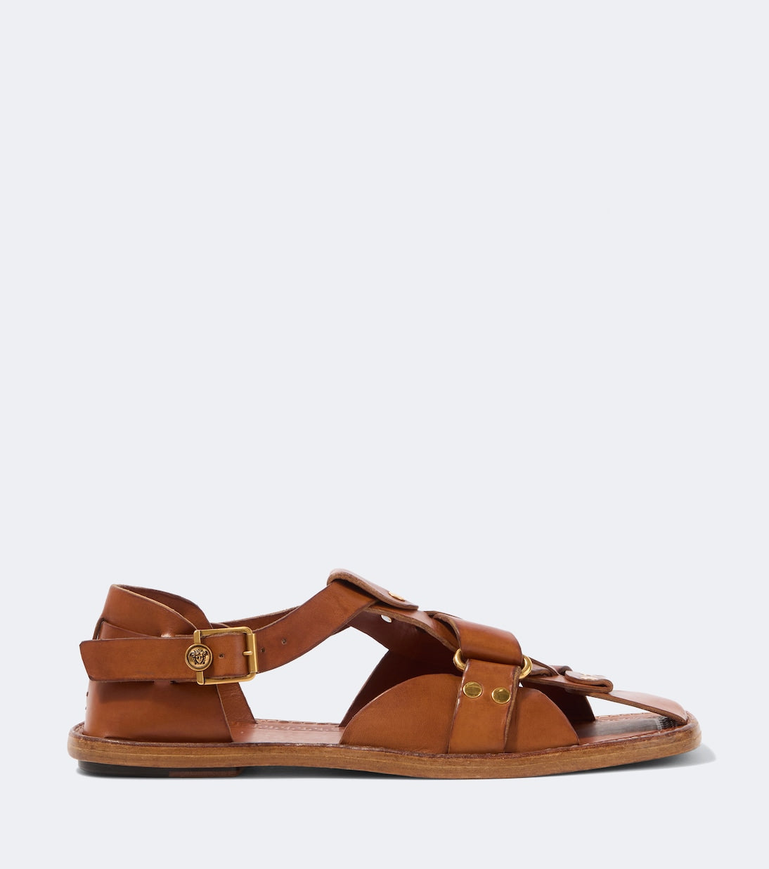Versace - Souvenir leather fisherman sandals