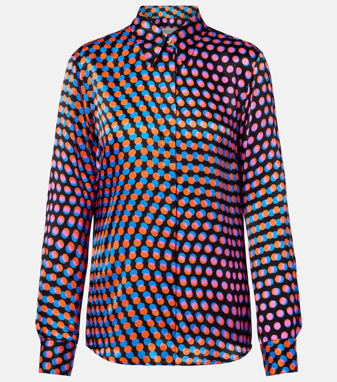 Dries Van Noten - Polka-dot silk shirt
