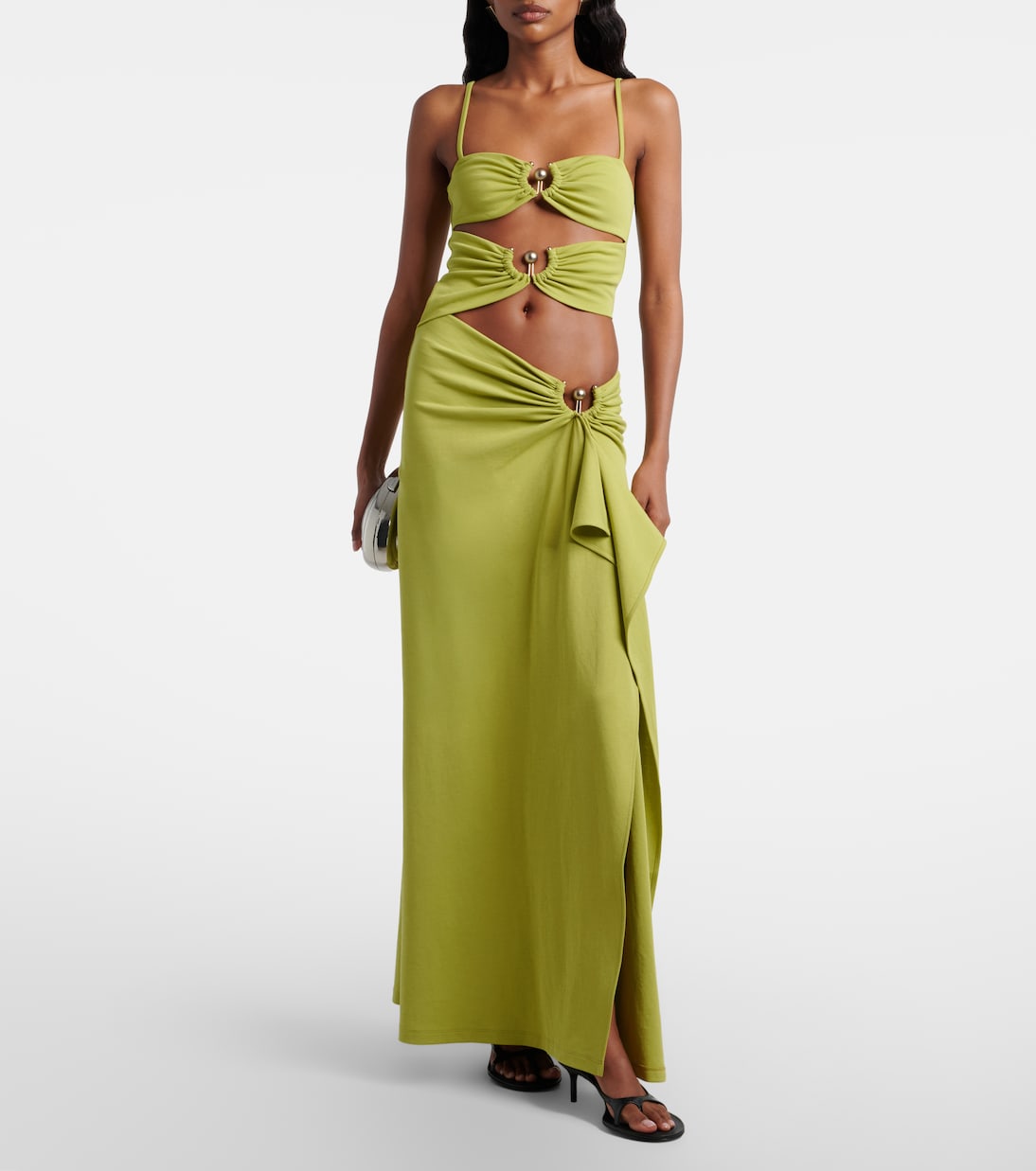 Christopher Esber - Orbit cotton-blend maxi dress