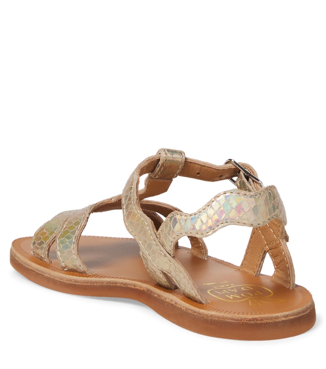 Pom d'Api - Plagette metallic leather sandals
