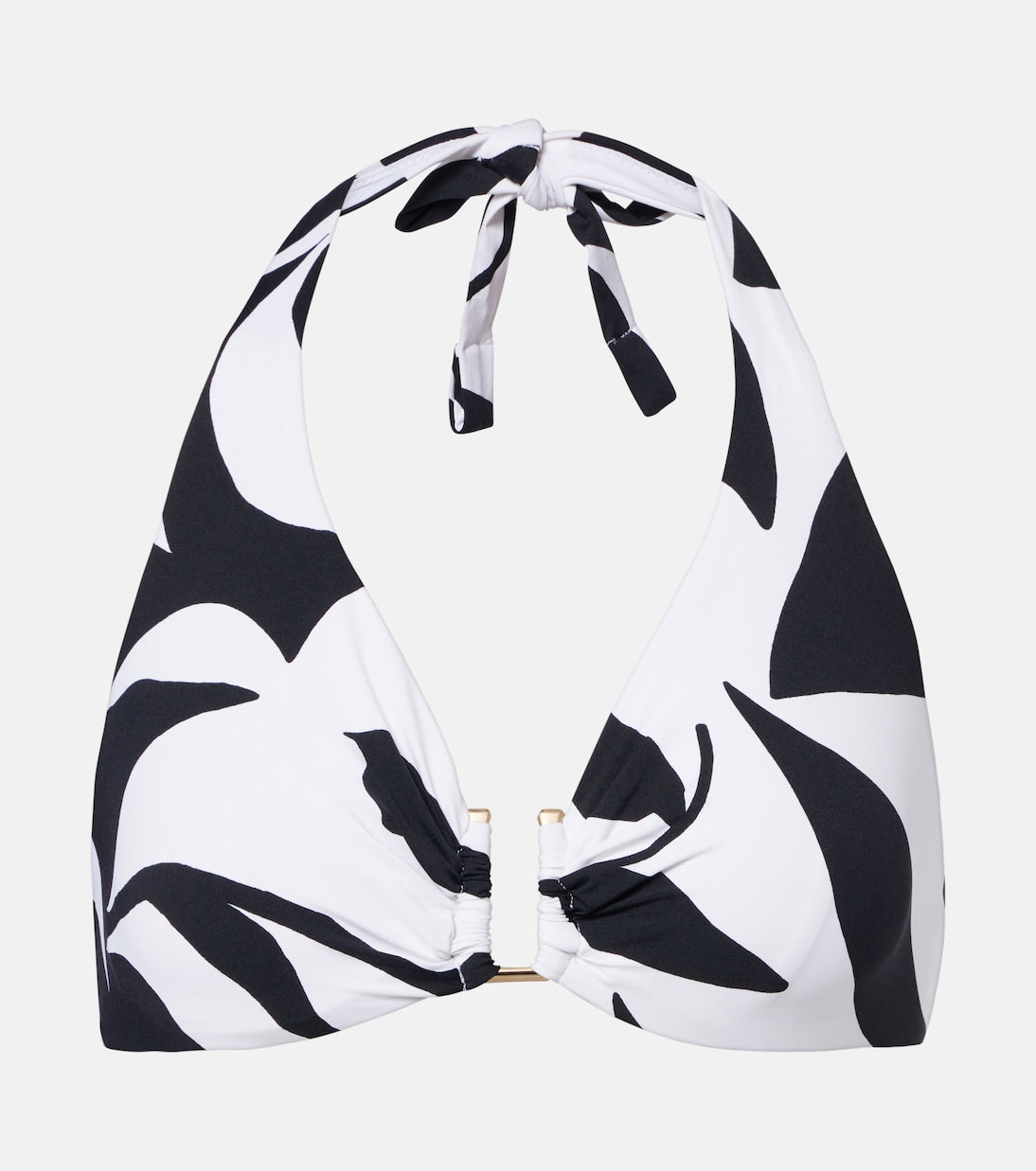 Max Mara - Avena floral halterneck bikini top