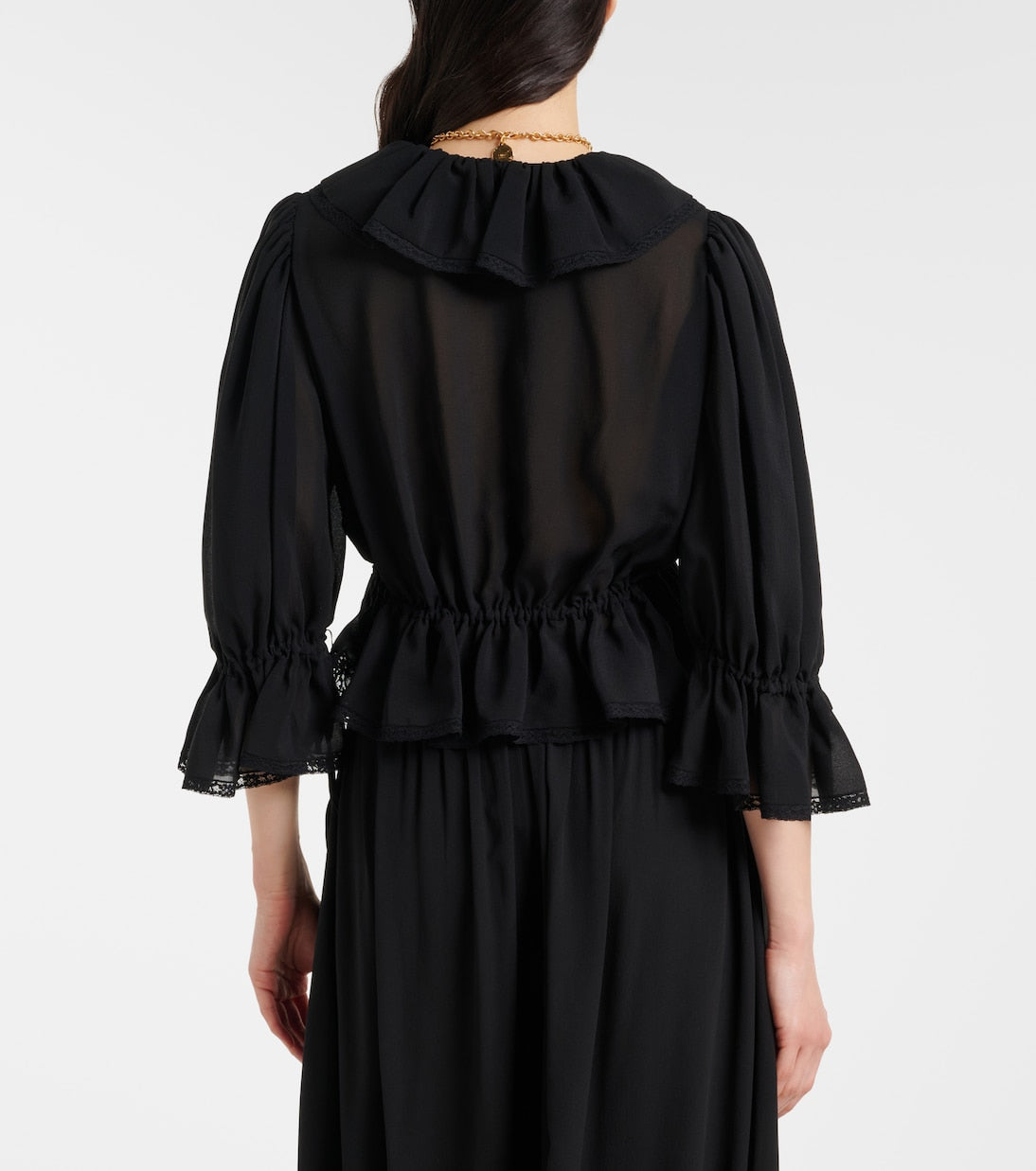 Chloé - Ruffled silk blouse
