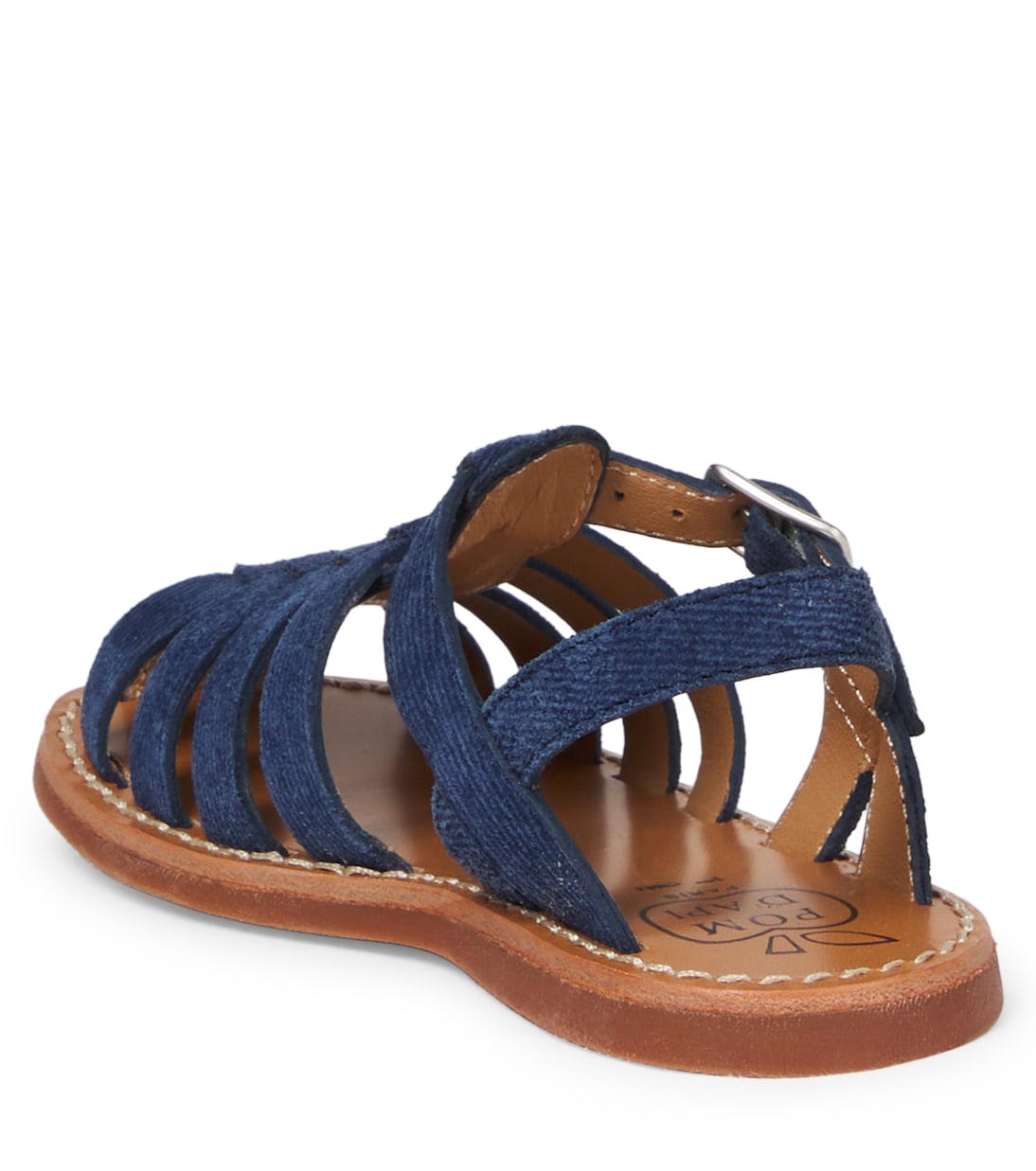 Pom d'Api - Plage-Stitch Dad suede sandals