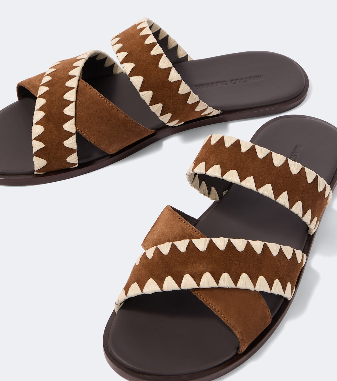Manolo Blahnik - Nello suede slides
