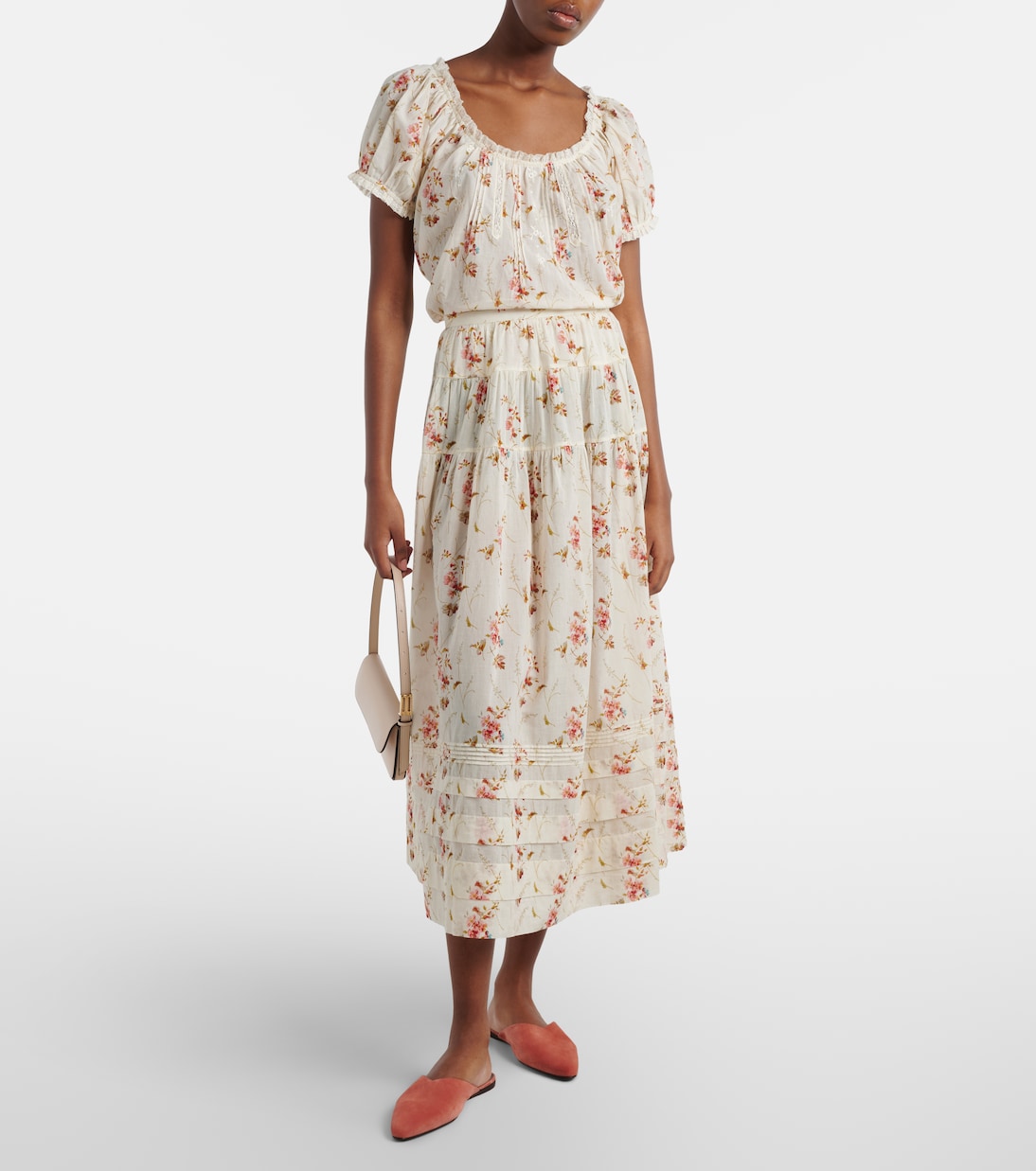 Dôen - Frederica floral cotton top