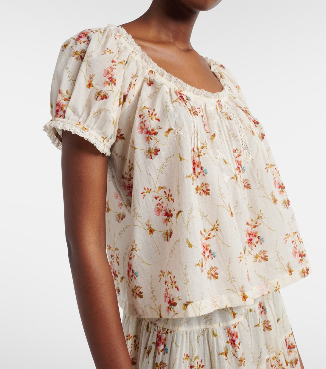 Dôen - Frederica floral cotton top