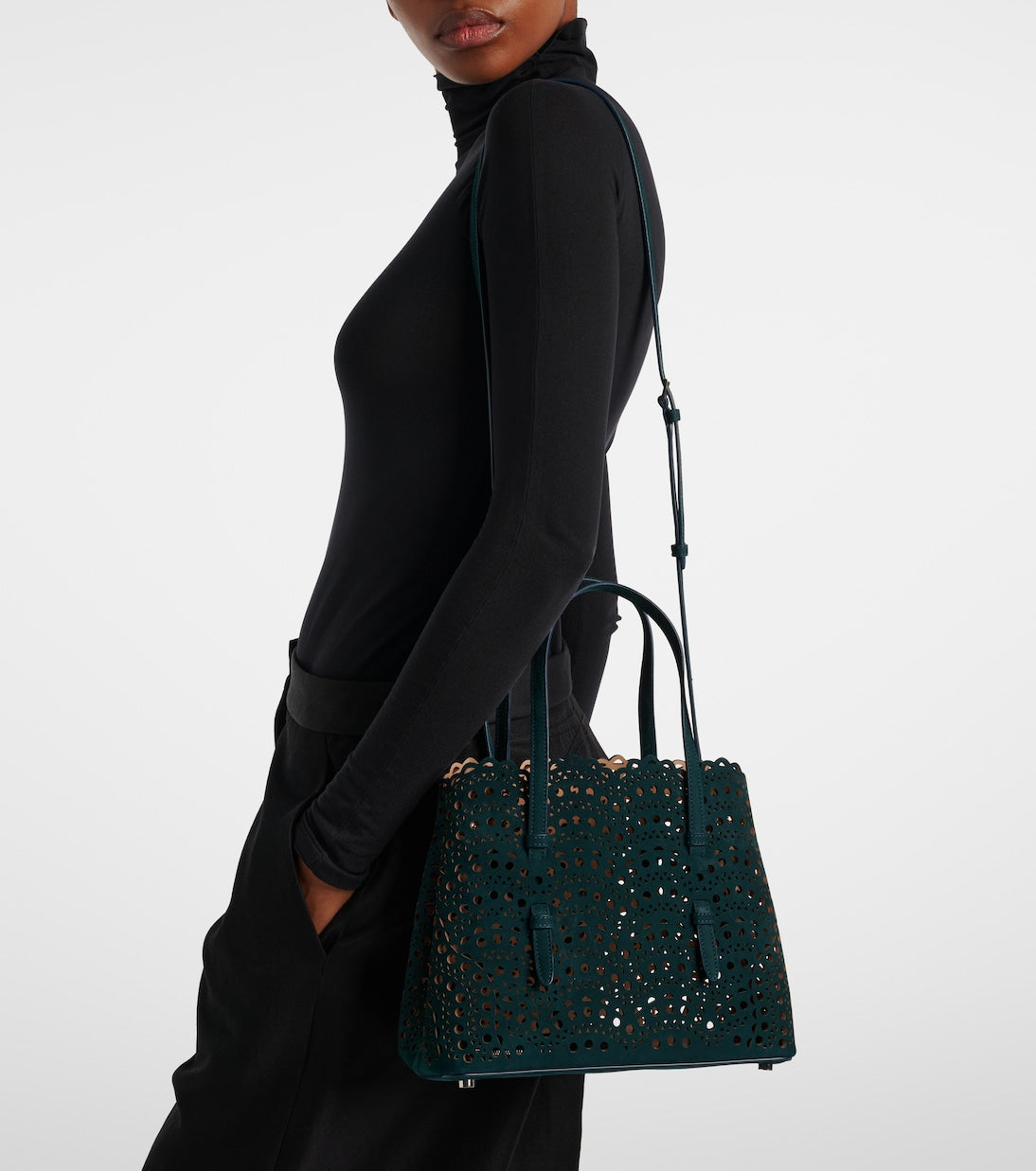 Alaïa - Mina 25 Vienne Wave leather top-handle bag
