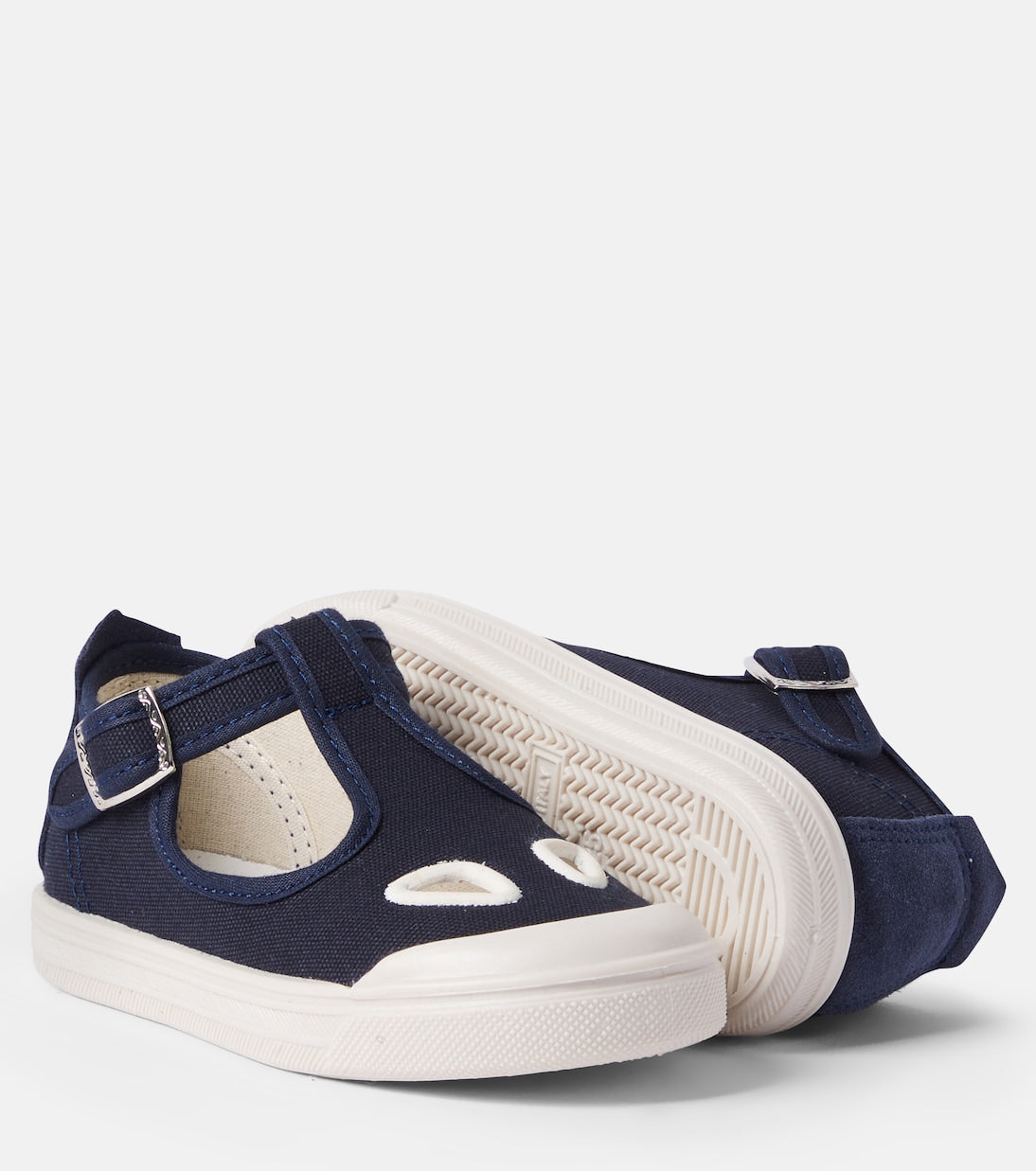 Il Gufo - Cutout canvas sneakers