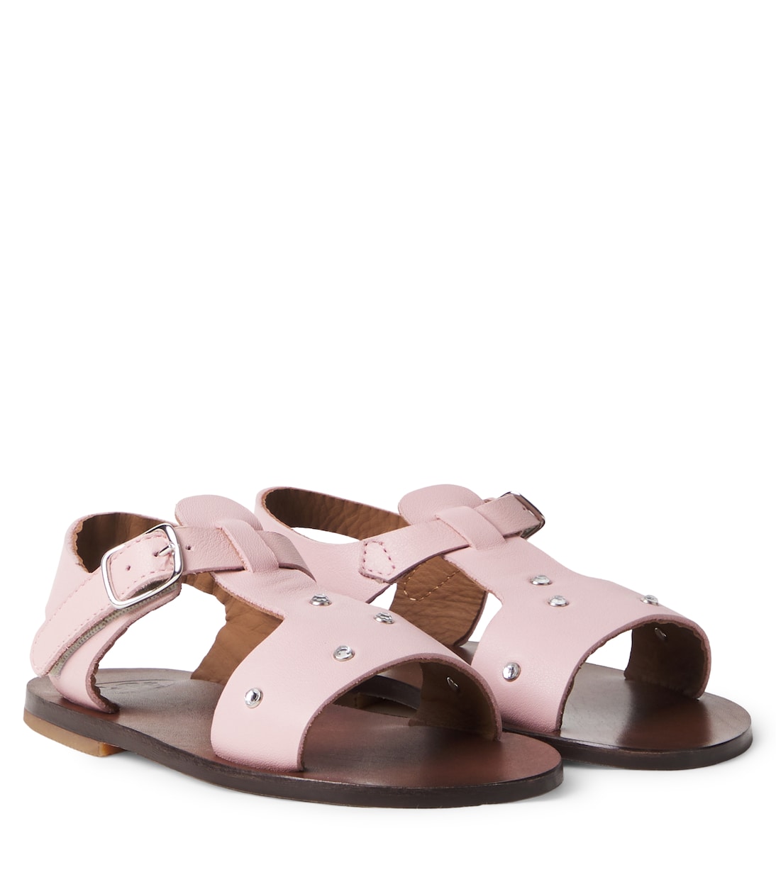 PèPè - Embellished leather sandals