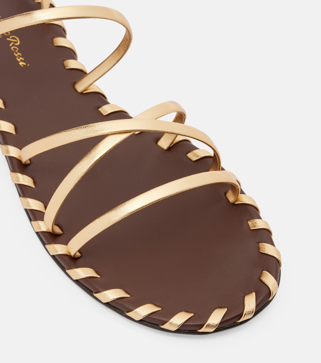 Gianvito Rossi - Metallic leather sandals